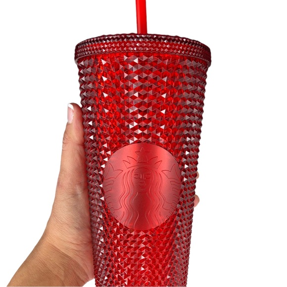 Starbucks China 2020 Studded Tumbler Set Black/Gold Glitter, Red, Gold, Rainbow - Picture 10 of 16